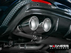 Maserati Grecale Performance Exhaust System - 3.0L Trofeo - Ragazzon - Evo Line - Axle Back w/ Electronic Operated Valve - Dual Exit/ Quad Carbon Fiber Tips